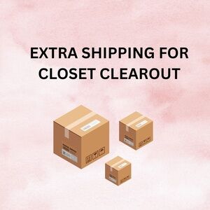 📦EXTRA‎ SHIPPING COST📦